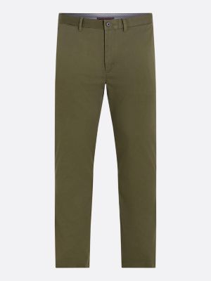 pantalón chino bleecker slim 1985 collection caqui de hombres tommy hilfiger