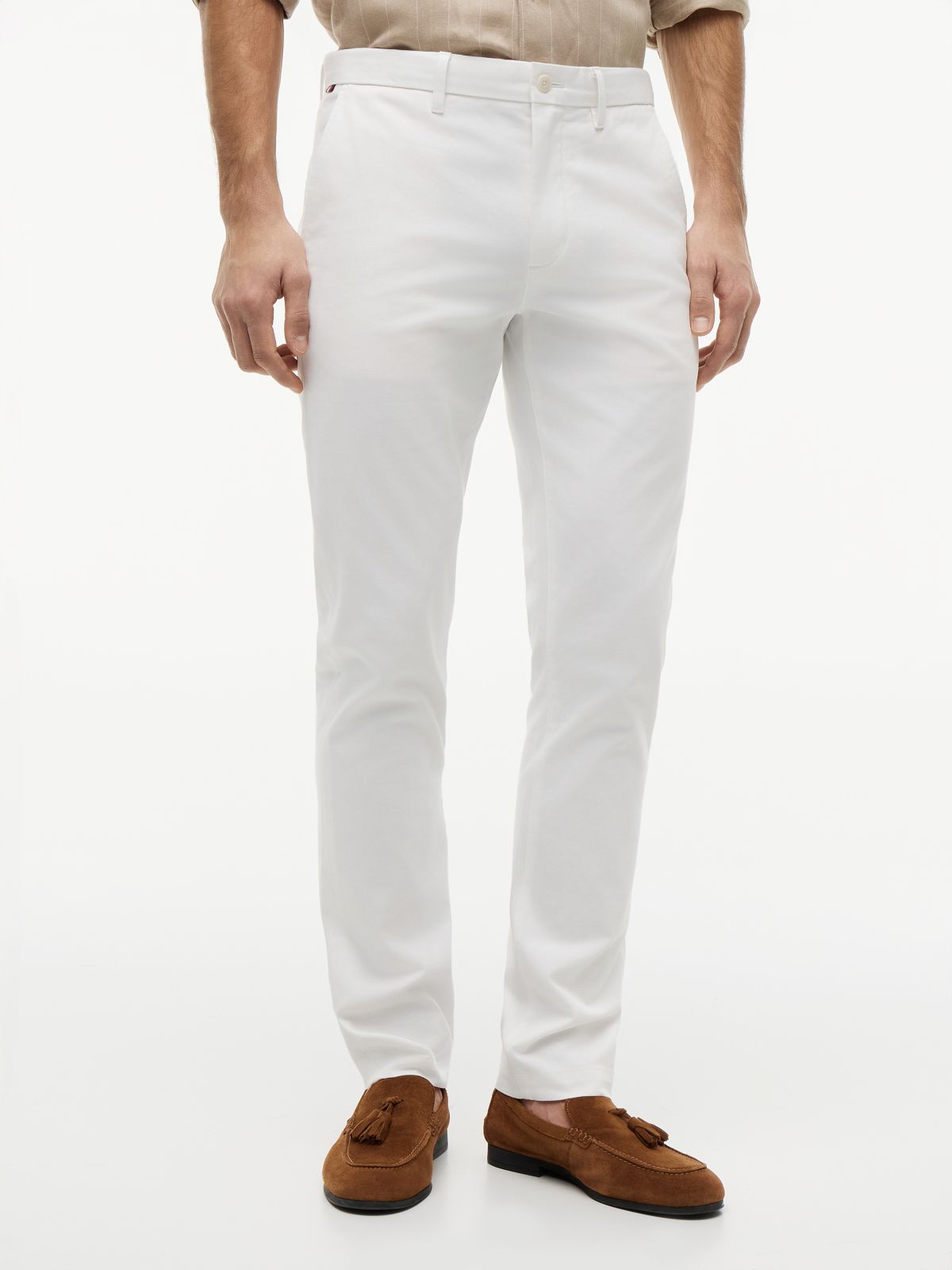 1985 Bleecker Slim Chinos — White