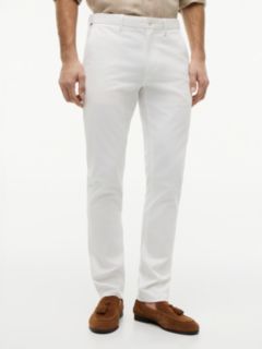 1985 Bleecker Slim Chinos — White 1