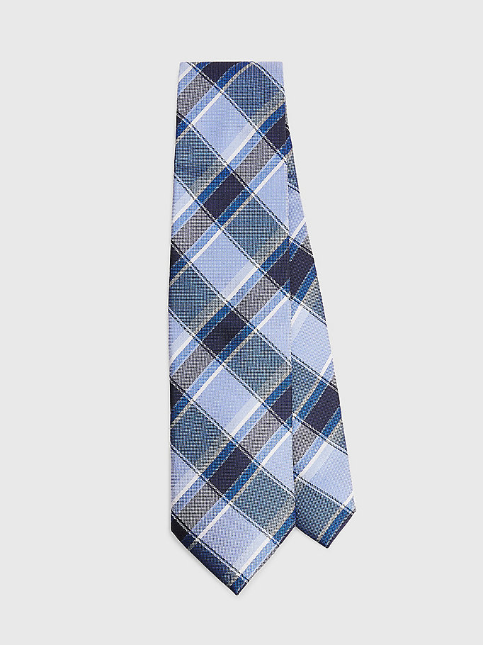 Tommy Hilfiger Homme Accessoires Cravates & Pochettes Cravates Cravate à pois géométriques en soie 