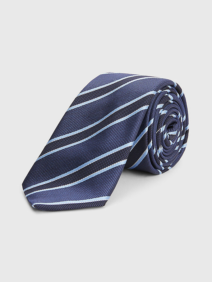 Tommy Hilfiger Homme Accessoires Cravates & Pochettes Cravates Cravate en jacquard de pure soie à carreaux 