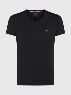 Black tommy hilfiger shop t shirt mens