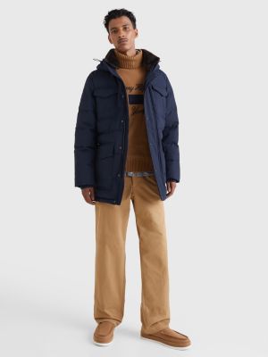 Quilted Utility Parka | BLUE | Tommy Hilfiger