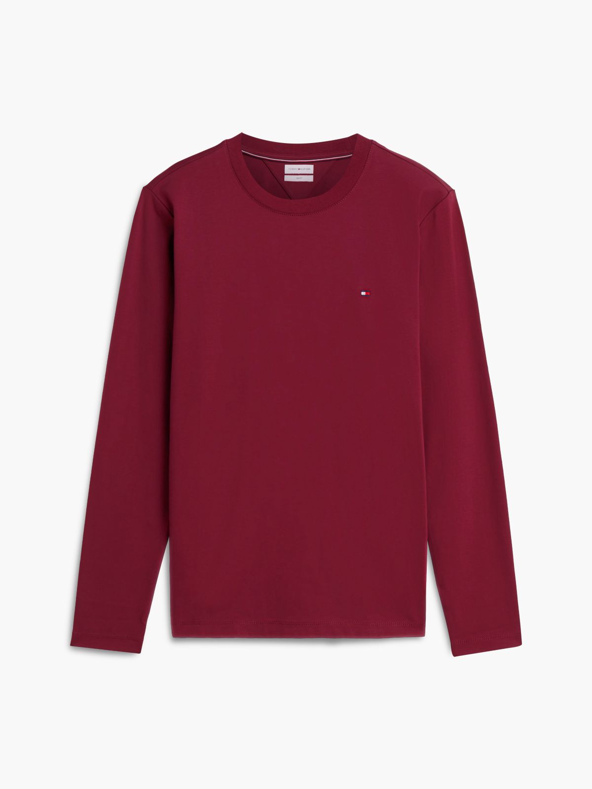 Slim Interlock Knit Long Sleeve T-Shirt — Purple