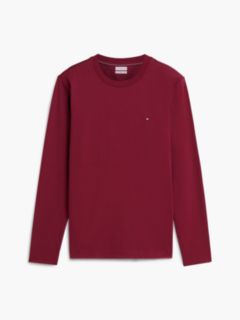 Slim Interlock Knit Long Sleeve T-Shirt — Purple 5