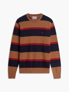 Crew Neck Jumper With Cashmere — Blue 5