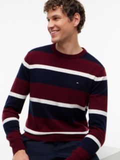 Crew Neck Jumper With Cashmere — Blue 3