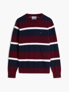 Crew Neck Jumper With Cashmere — Blue 5