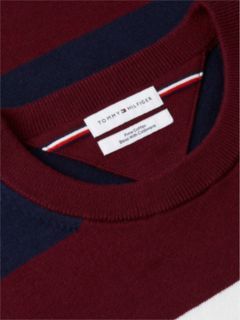Crew Neck Jumper With Cashmere — Blue 6