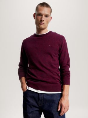 Tommy Hilfiger Pull à col rond en pur coton pour homme Bleu ref.1124734 -  Joli Closet