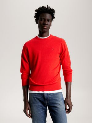 Orange tommy cheap hilfiger jumper