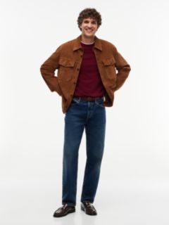 Crew Neck Jumper With Cashmere — Purple 2