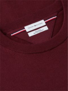 Crew Neck Jumper With Cashmere — Purple 10