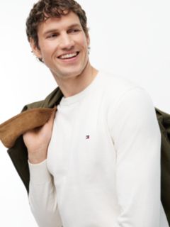 Crew Neck Jumper With Cashmere — Yellow 3