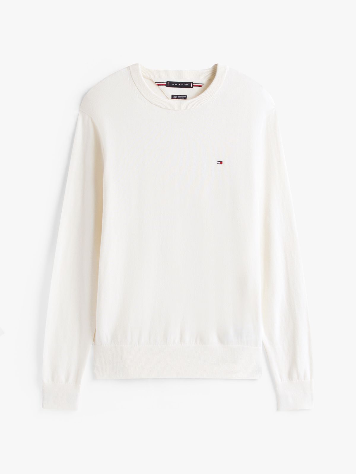 Crew Neck Jumper With Cashmere — Yellow