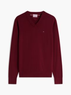 V-Neck Jumper With Cashmere — Purple 5