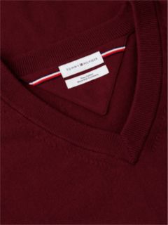V-Neck Jumper With Cashmere — Purple 6