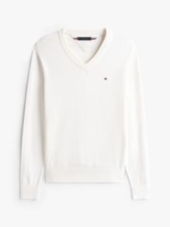 V-Neck Jumper With Cashmere — Yellow 5