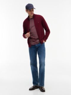 Zip-Thru Jumper With Cashmere — Purple 2
