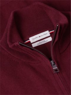 Zip-Thru Jumper With Cashmere — Purple 6
