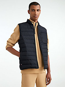 Raeburn Si Quilted Gilet in Black for Men Mens Clothing Jackets Waistcoats and gilets 