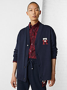 Tommy Hilfiger Homme Vêtements Pulls & Gilets Gilets Cardigans Cardigan Adaptive emblématique en pur coton 