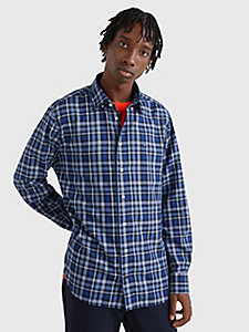 Mode Chemises Chemises en flanelle Tommy Hilfiger Chemise en flanelle motif \u00e0 carreaux style d\u00e9contract\u00e9 