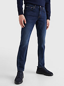 denim denton straight jeans mit stretch für men - tommy hilfiger