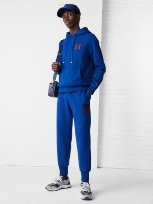 blue tommy hilfiger tracksuit