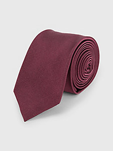 Tommy Hilfiger Homme Accessoires Cravates & Pochettes Cravates Cravate à double rayure en jacquard de soie 