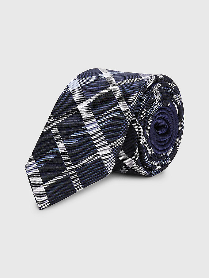 Cravatta in seta a quadri Tommy Hilfiger Uomo Accessori Cravatte e accessori Cravatte 