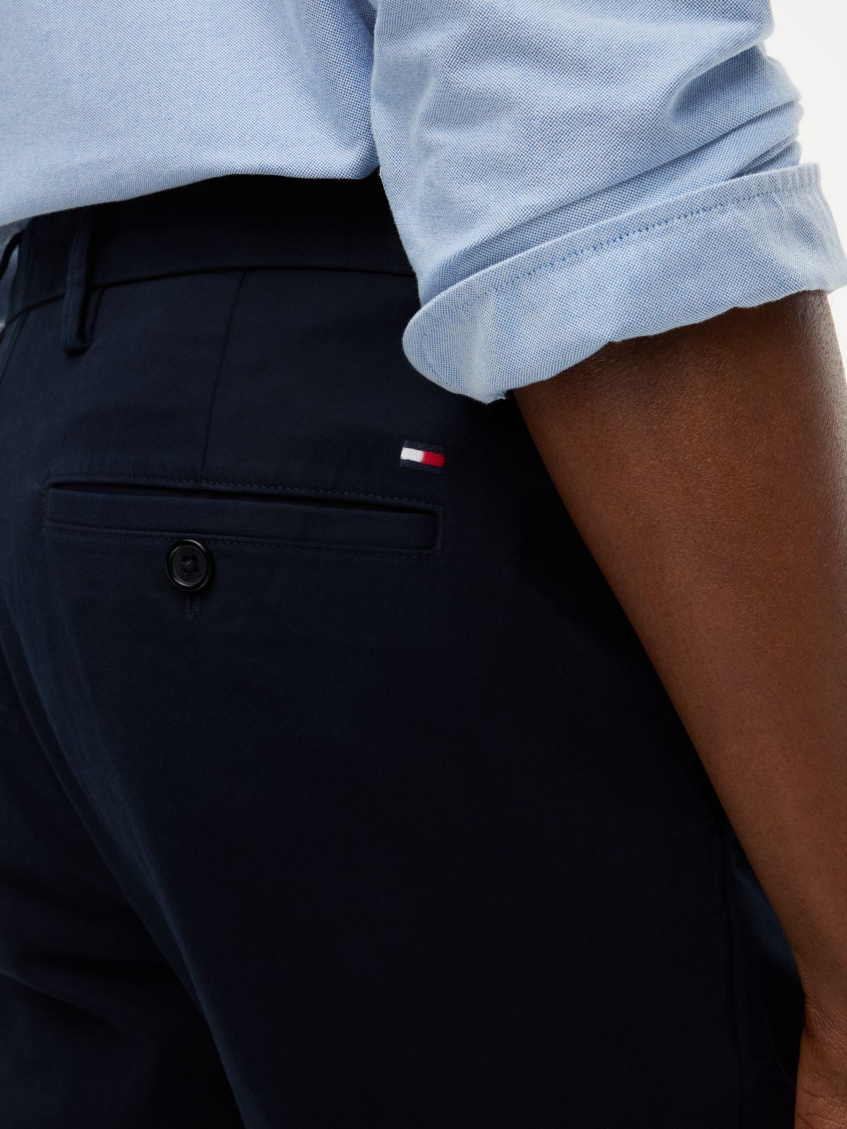 Bleecker Slim Fit Chinos — Blue