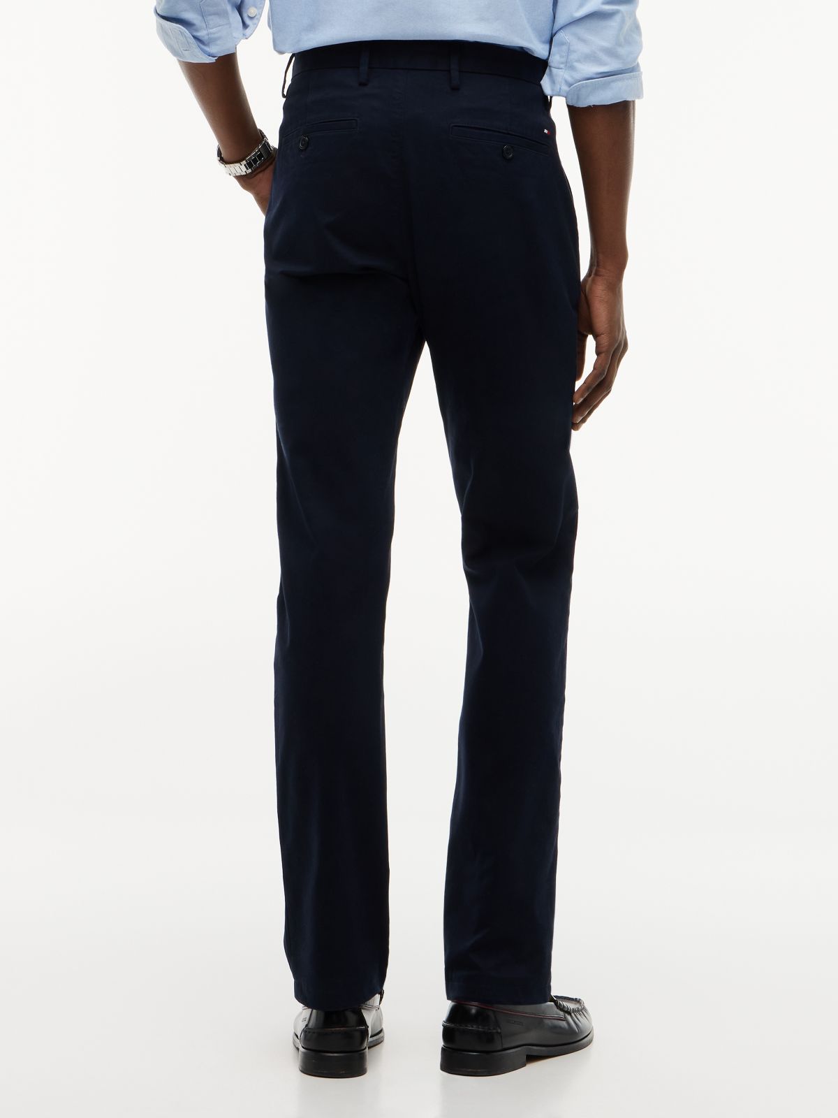 Bleecker Slim Fit Chinos — Blue
