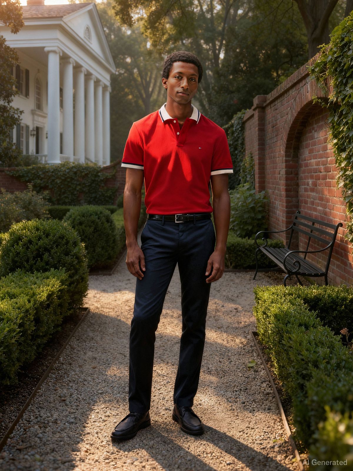 Bleecker Slim Fit Chinos — Blue