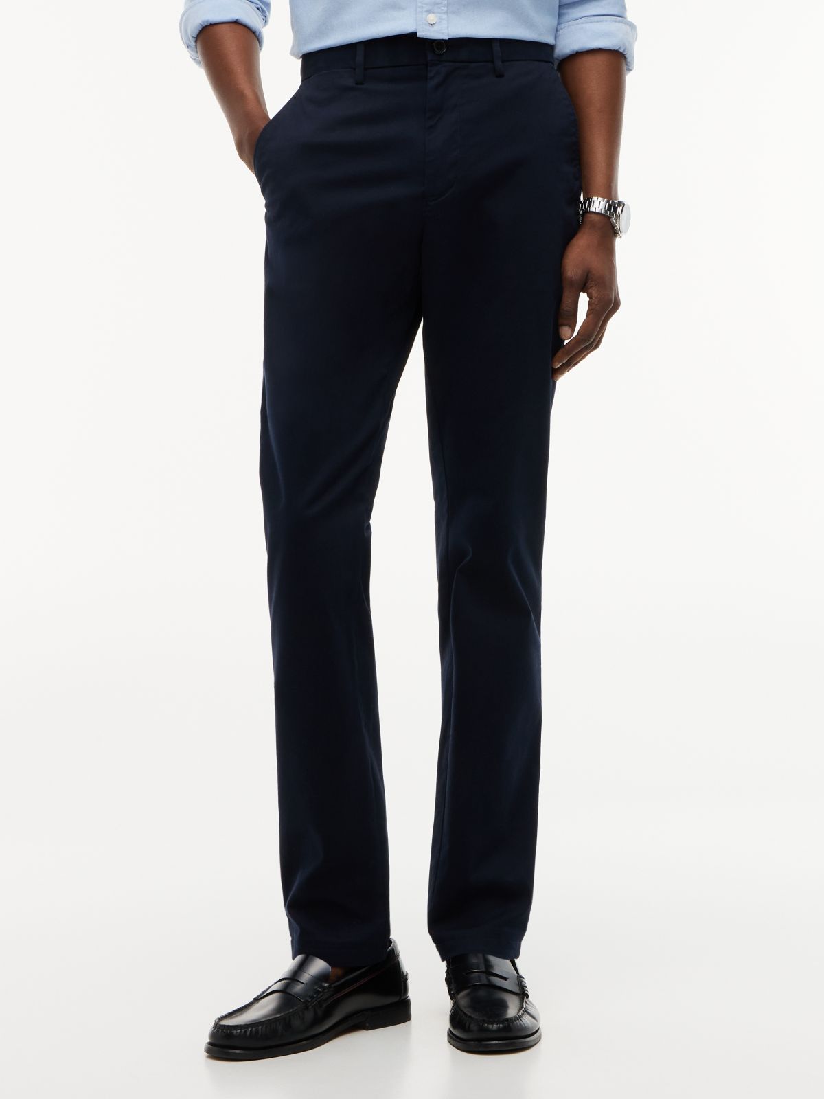 Bleecker Slim Fit Chinos — Blue