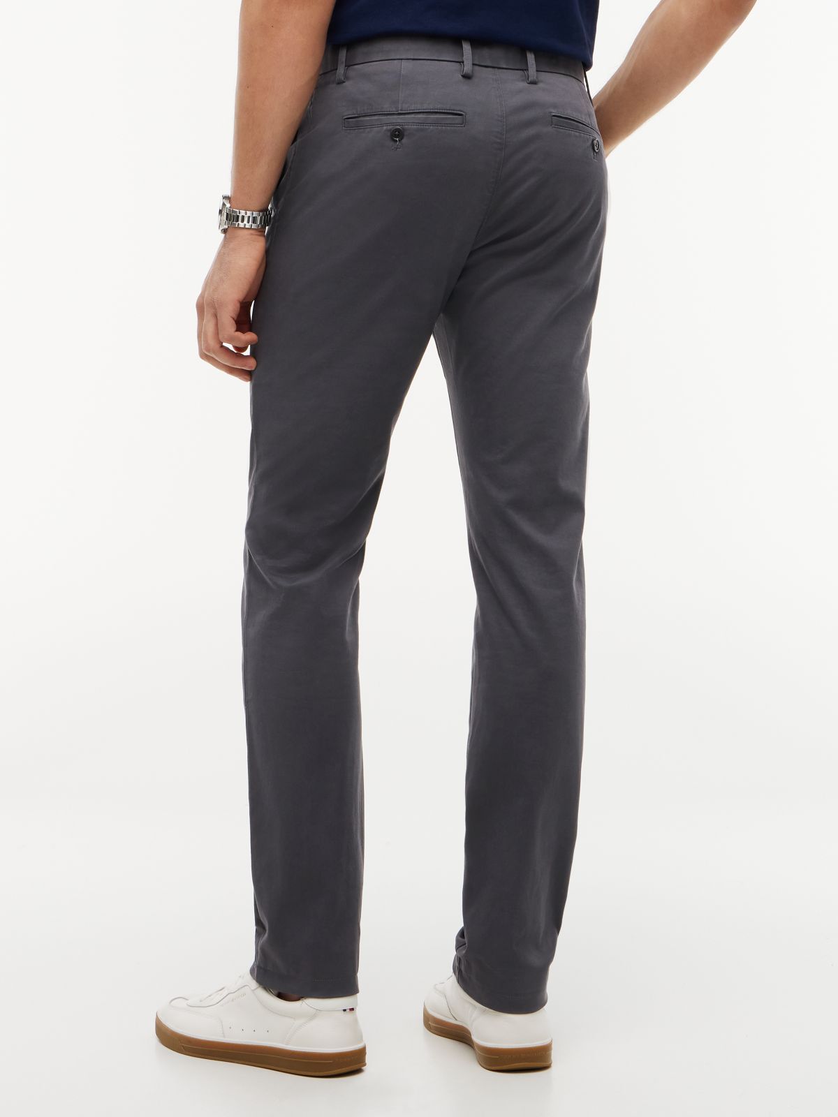 Bleecker Slim Fit Chinos — Grey