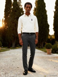 Bleecker Slim Fit Chinos — Grey 6
