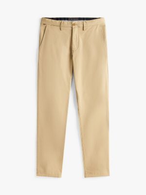 beige 1985 denton straight fit chinos für herren - tommy hilfiger