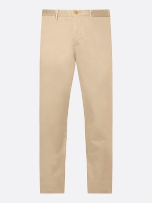 beige 1985 denton straight fit chinos für herren - tommy hilfiger