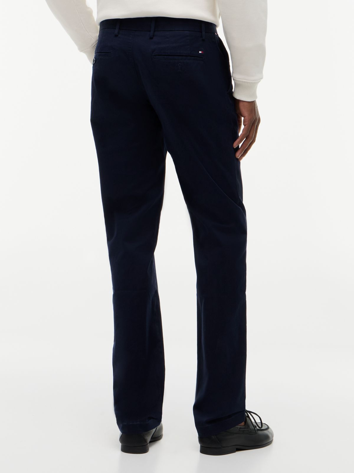 1985 Denton Slim Straight Leg Chinos — Blue