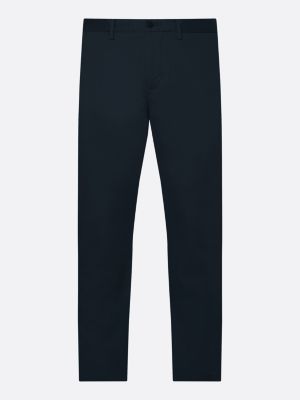 blau 1985 denton straight fit chinos für herren - tommy hilfiger