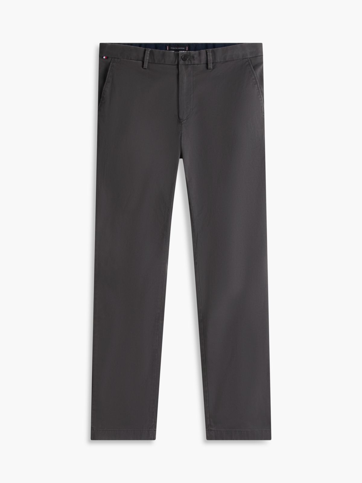 1985 Denton Slim Straight Leg Chinos — Grey