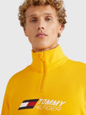 Sport Essential HalfZip Terry Sweatshirt YELLOW Tommy Hilfiger