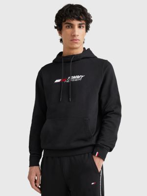 Sport Essential High Neck Hoody | BLACK | Tommy Hilfiger