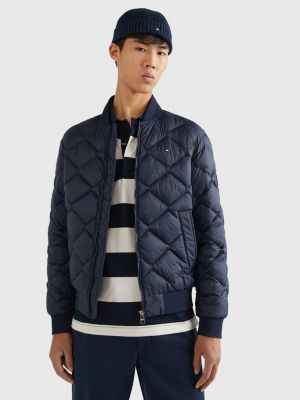 Quilted Bomber Jacket BLUE Tommy Hilfiger