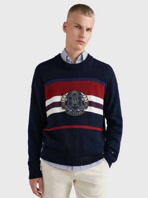 Jersey de con corte AZUL | Tommy Hilfiger