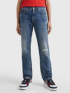 Dames Kleding voor voor heren Jeans voor heren Jeans met rechte pijp Tommy Hilfiger Denim Jeans in het Zwart 