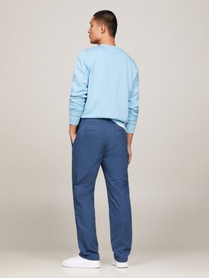 blue essential mercer twill chinos for men tommy hilfiger