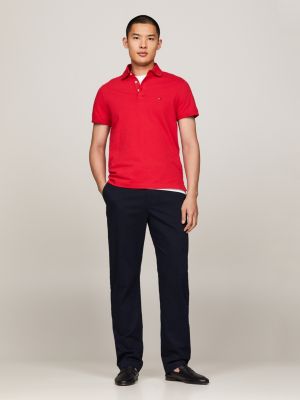 blue essential mercer twill chinos for men tommy hilfiger