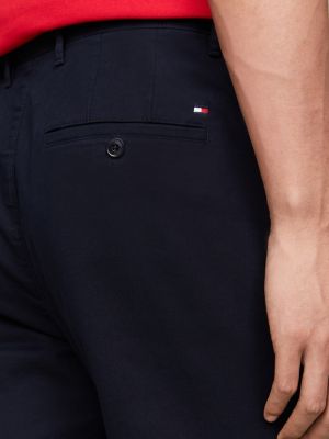 blue essential mercer twill chinos for men tommy hilfiger